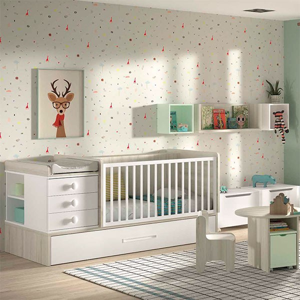 Dormitorio infantil F314 de la firma nacional Glicerio Chaves