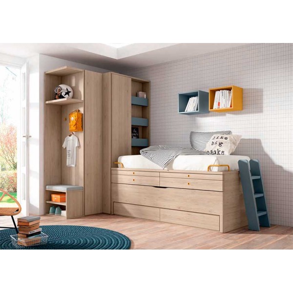 Dormitorio Juvenil Adapt 6 | Lan Mobel en Muebles Lara